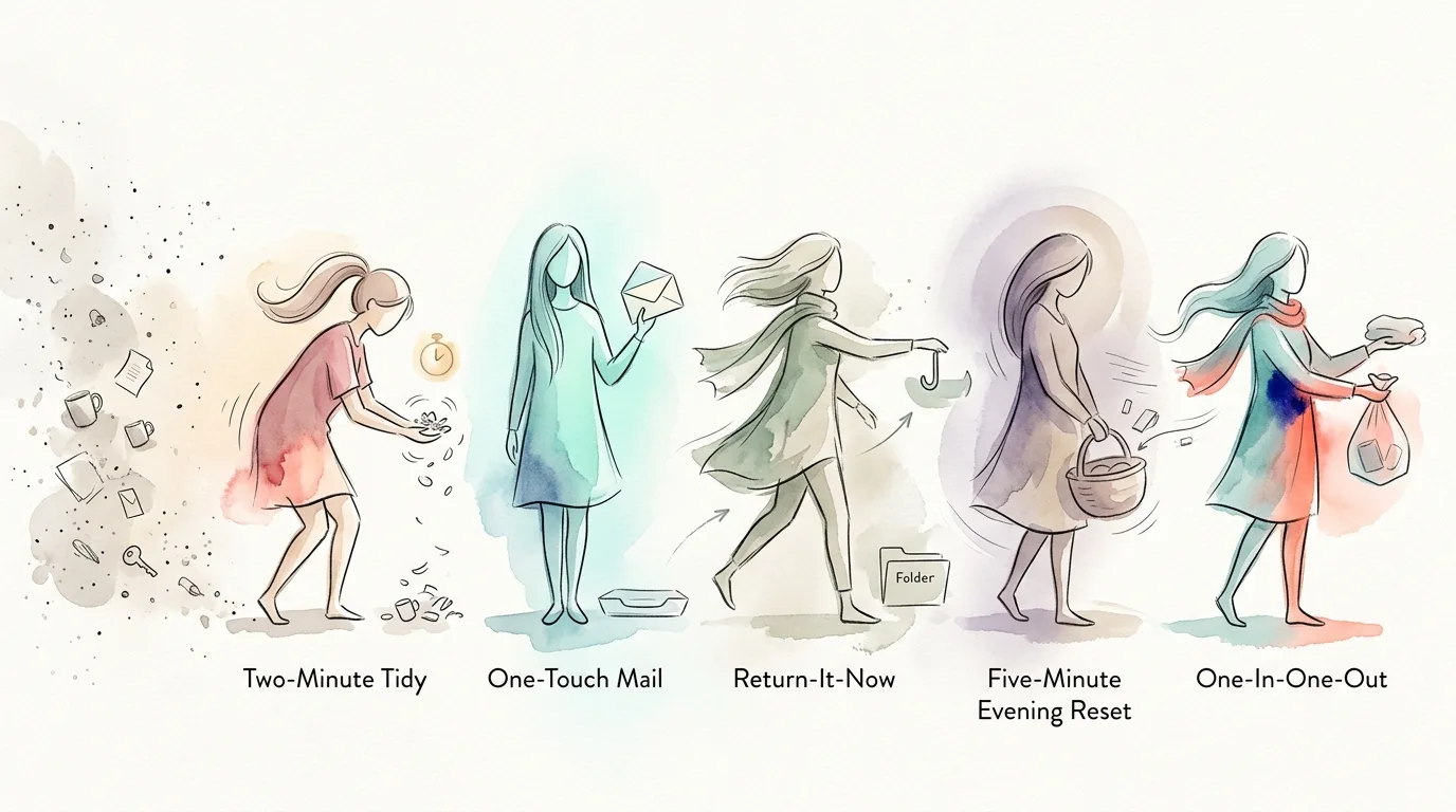 Top 5 Tiny Daily Habits That Quietly Reduce Household Clutter